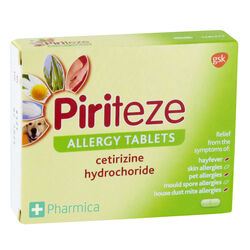 Piriteze Allergy Tablets