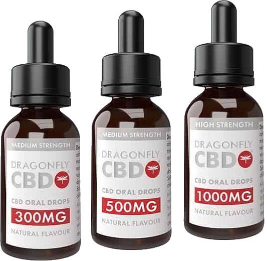 range of cbd oil