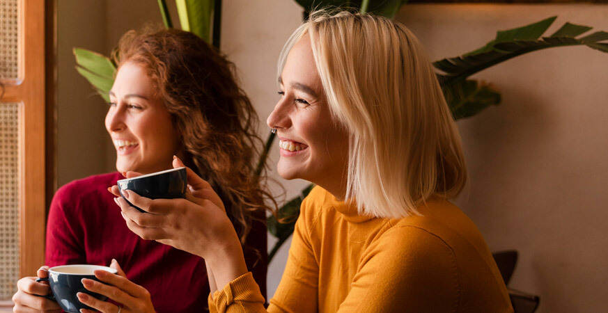 Image of Two Women Chatting